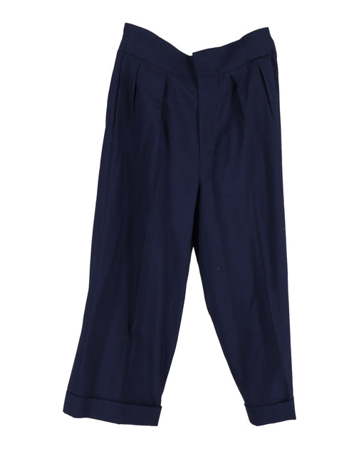 Marni Pleated Trousers Blue EU 40 2