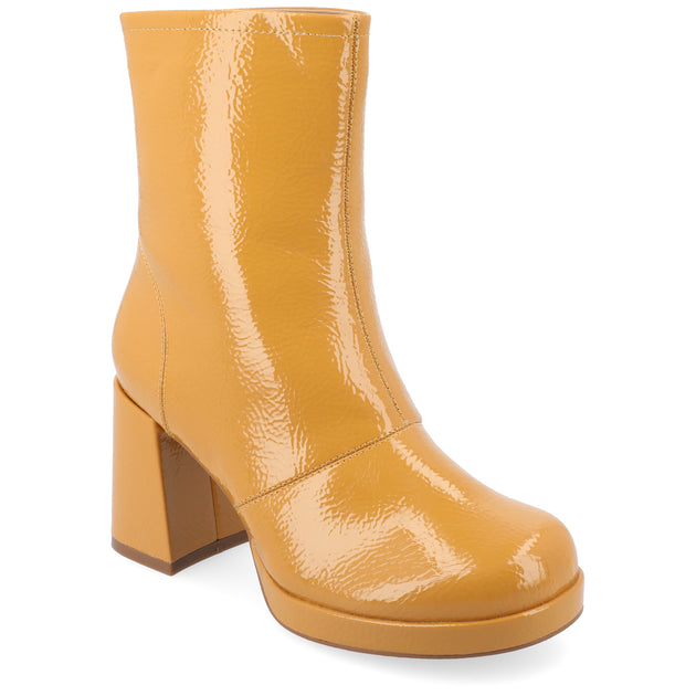 Journee Collection Aylani Booties Beige US 10 2