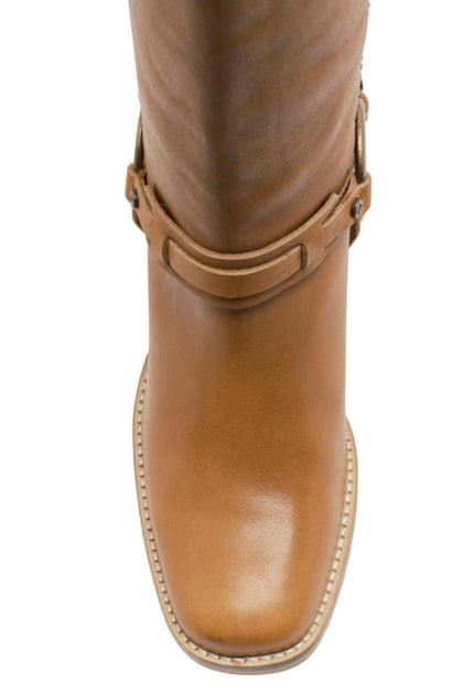 Free People Heidi Harness Tall Boot Brown US 6 4