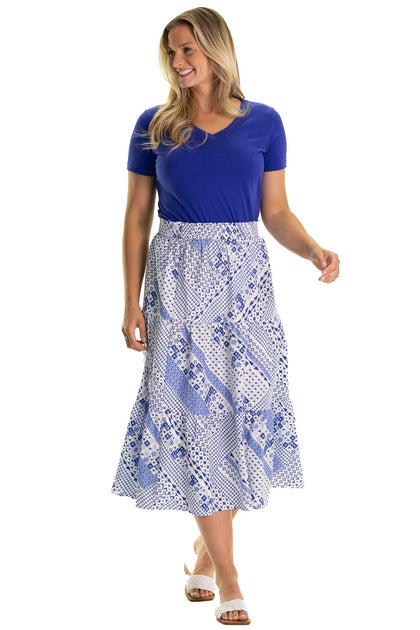 Duffield Lane Tansy Skirt Blue Large 3