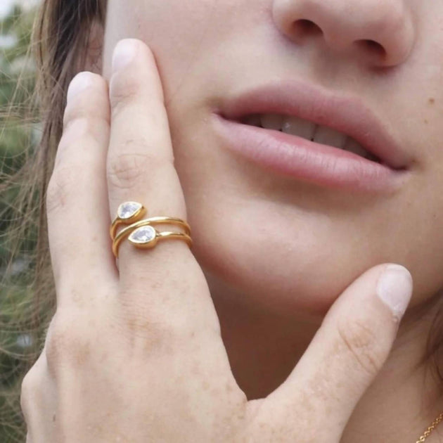 The Crowns Amaya Ring Silver One Size 4