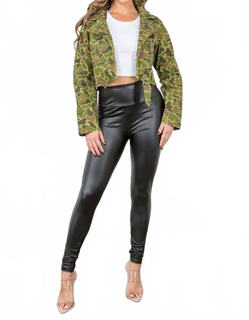 GJG Denim Combat Jacket Green Small 4