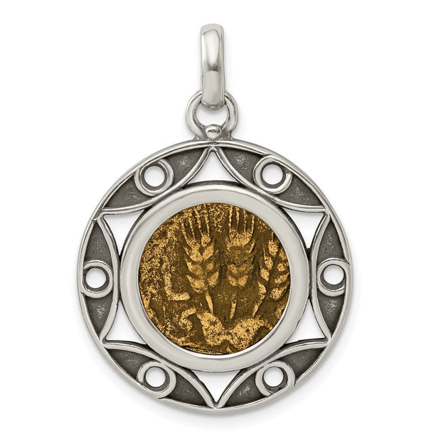 Diamond2Deal Agrippa Coin Pendant Gold 2