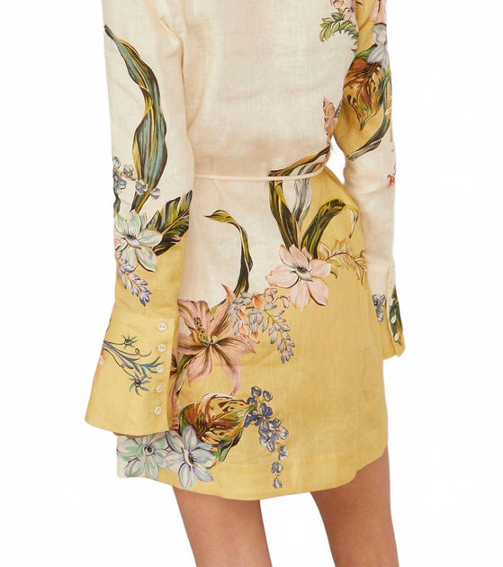 ALEMAIS Oleander Mini Dress In Multi
