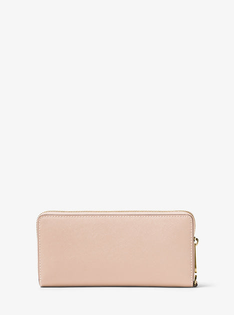 Michael Kors Continental Wristlet Beige 4