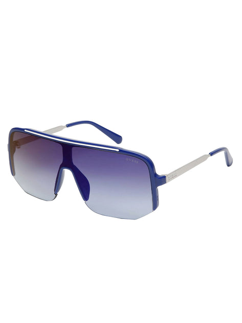 Guess Factory Metal Shield Sunglasses Purple 3