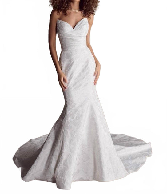 Maggie Sottero Hilo Hochzeitskleid Weiß US 16 2