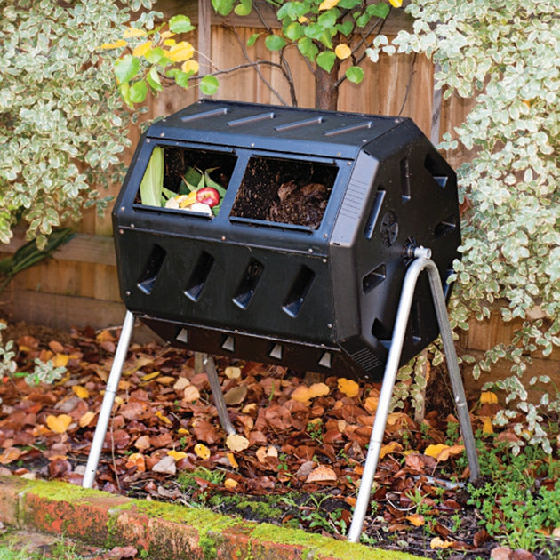 Yimby Tumbling Compost Bin Black 2