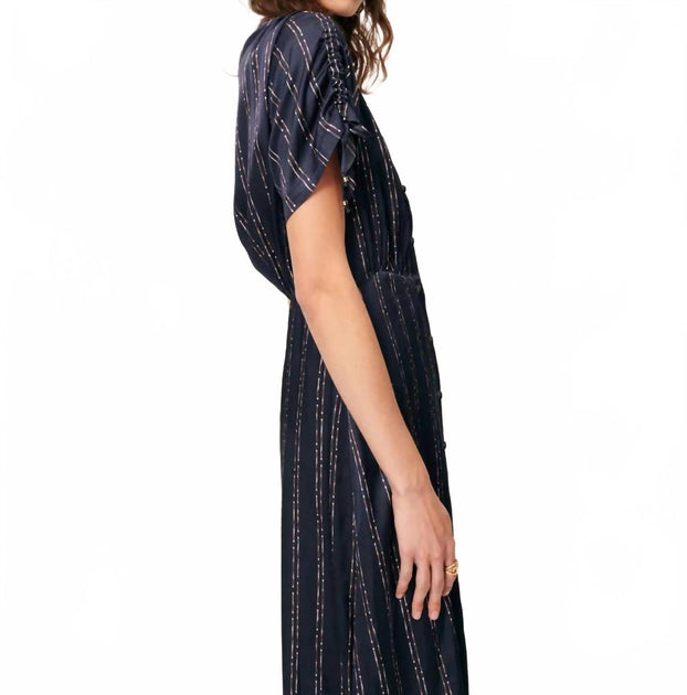 Sessun Nolong Dress Blue Medium 3