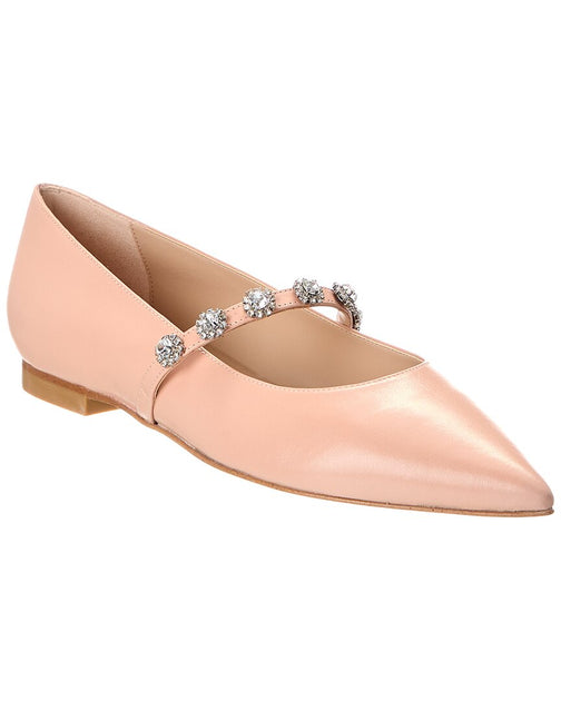 Stuart Weitzman Justina Mary Jane Beige US 6.5 2