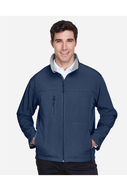 Devon & Jones Soft Shell Jacket Blue Small 4