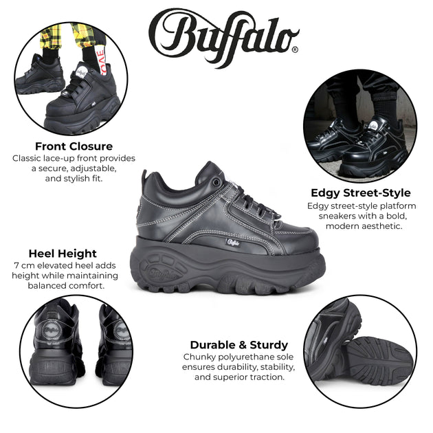 Buffalo 1339-14 Platform Sneakers Black EU 42 3