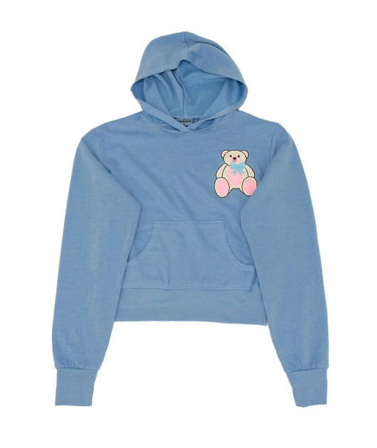 Firehouse Tessa Teddy Hoodie Blue Large 2