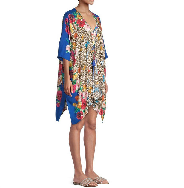 Johnny Was May Flower Kimono Multi Small/Medium 3