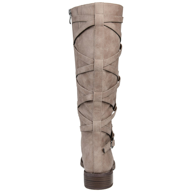 Journee Collection Carly Boot Blue US 5.5 4