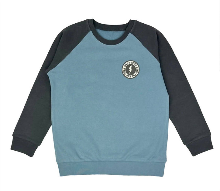 Tiny Whales Jungen Lakeside Langarm Sweatshirt Blau US 4 3