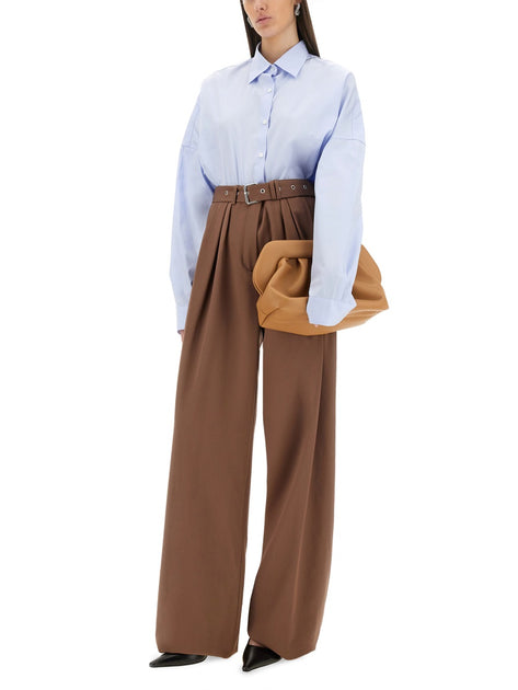 Dries Van Noten Wide-Leg Pants Brown EU 38 3