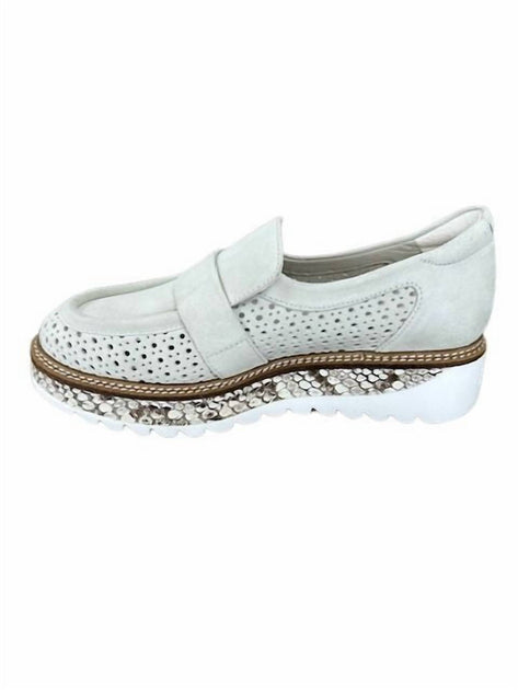 Rex Shoes Carolyn Loafers White US 7 4