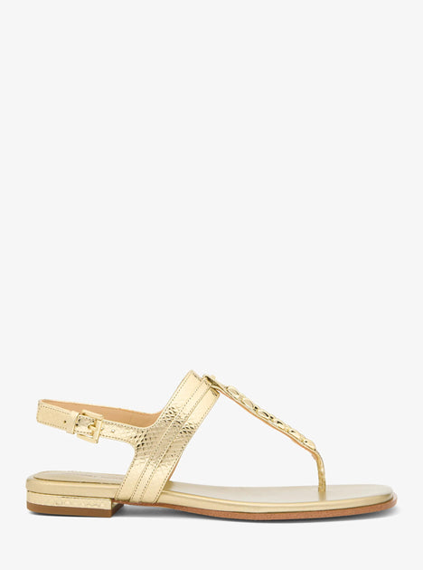 Michael Kors Marcia Sandal Gold US 9.5 4