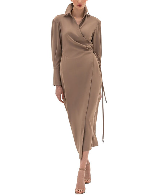 Robe Mi-longue BGL Marron US 8 2