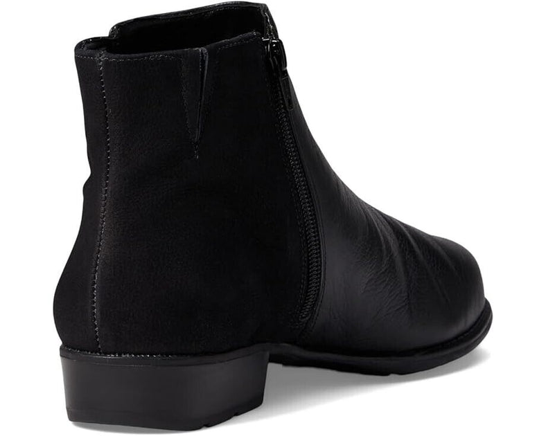 Walking Cradles Lewis Boots Women's Us 10 Black Leather Side Zip