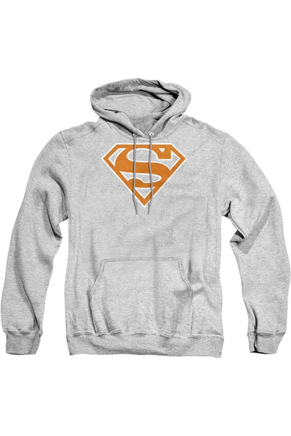 Gildan Superman Kapuzenpulli Burnt Orange/Weiß Grau/XXL 2