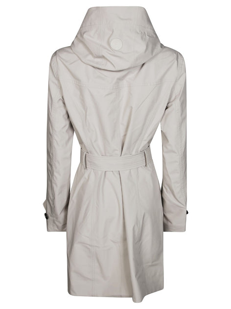 Save The Duck Tailored Trench Coat With Belted Waist | ShopSimon