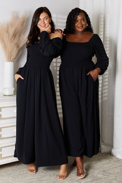 TRUEDAMES Jumpsuit mit eckigem Ausschnitt Schwarz Small 2