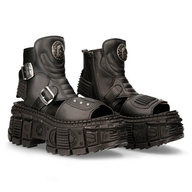 New Rock BIOS106-V3 Platform Sandal Black EU 45 3