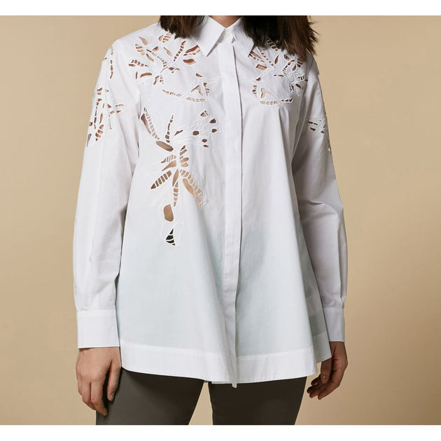 Marina Rinaldi Teorema Shirt White US 22 3