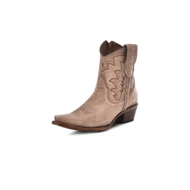 Corral Embroidery Ankle Boots Beige US 9.5 3