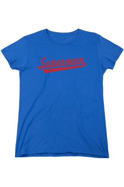 Gildan Superman Tail T-shirt Manches Courtes Bleu Small 2