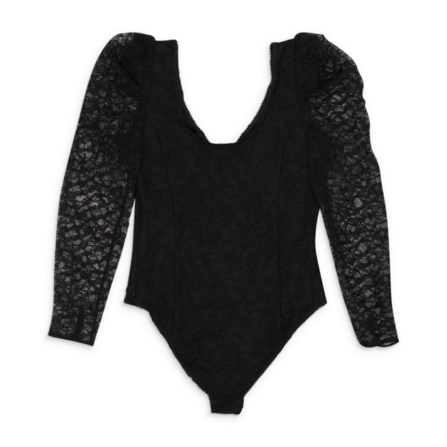 Callipygian Lace Bodysuit Black XSmall 3
