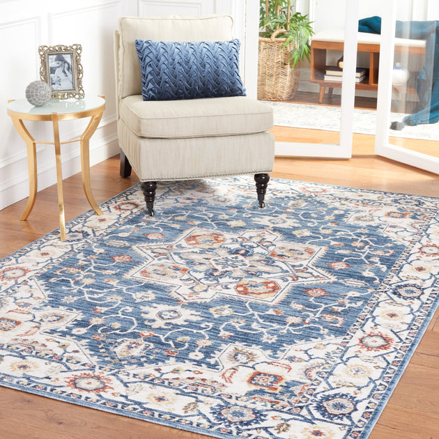 Safavieh Olympia Area Rug Blue/Ivory 2