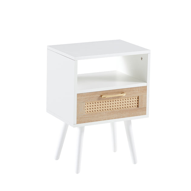 Streamdale Rattan End Table Brown 6