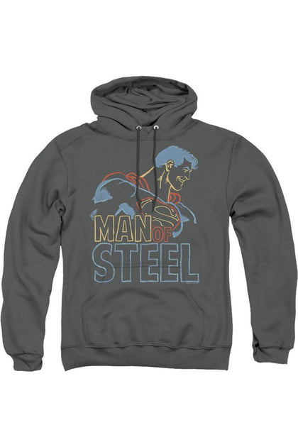 Gildan Superman Hooded Sweatshirt Black XXL 2