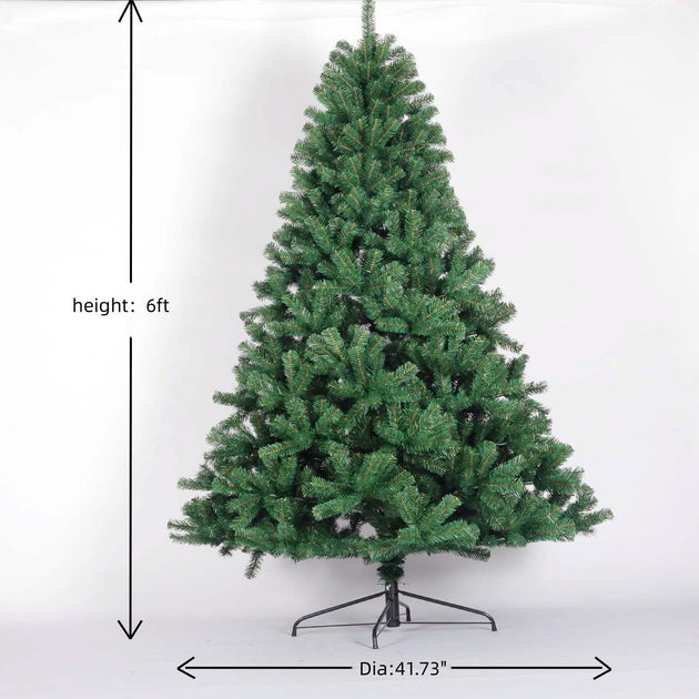 Hivvago Artificial Christmas Tree Green 228cm 4