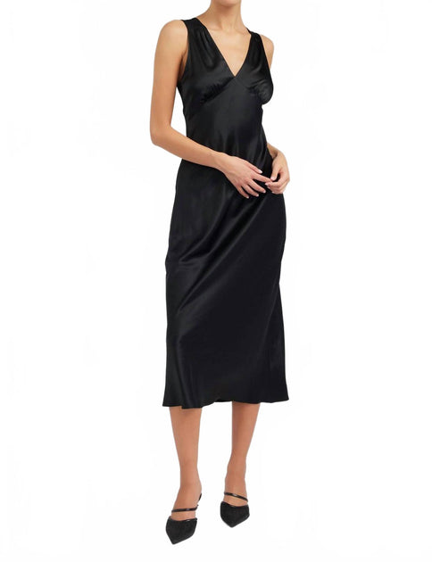 Current Air Sweetheart Midi Dress Black Large 2