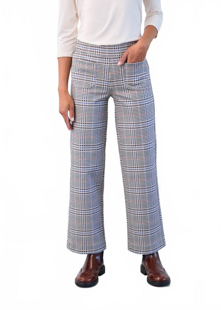 FDJ Abby Plaid Hose Blau US 12 3