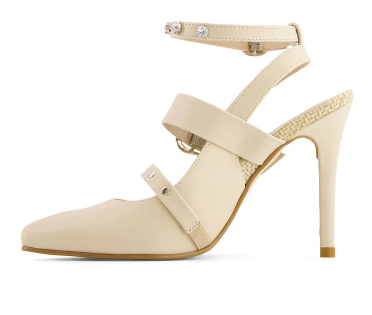 Andrea Women's Stiletto Heels Beige US 8 3