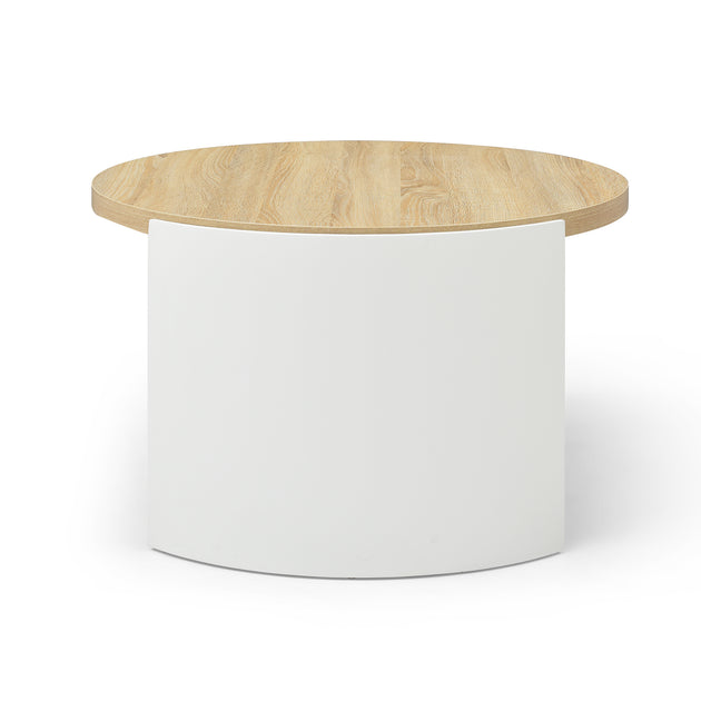 Streamdale 31" Round Coffee Table Brown 4