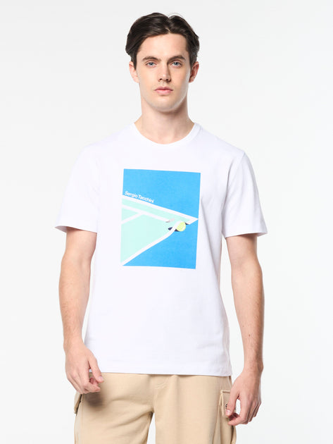 Sergio Tacchini Dante T-Shirt White Medium 3