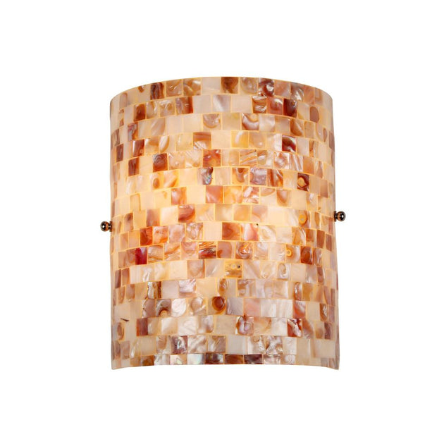 ChloeLighting Shelley Mosaic Wall Sconce Beige 8.3in 3