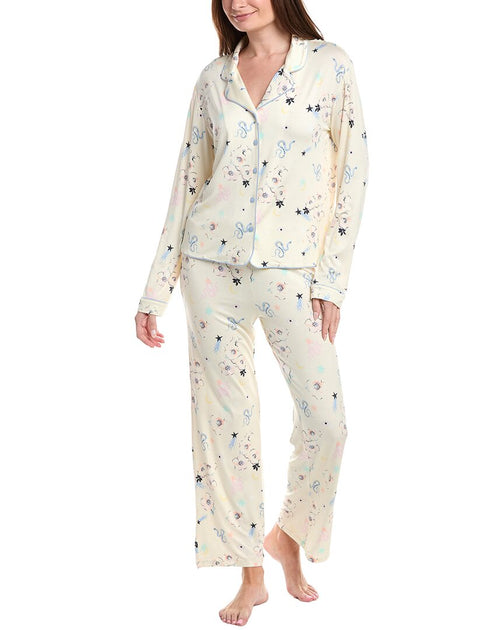 Honeydew All American Long Pajama Set White Large 2