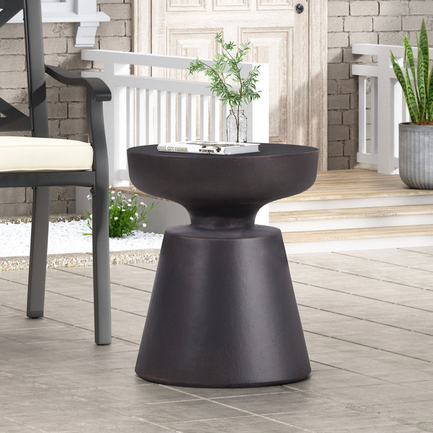 Streamdale Concrete End Table 2