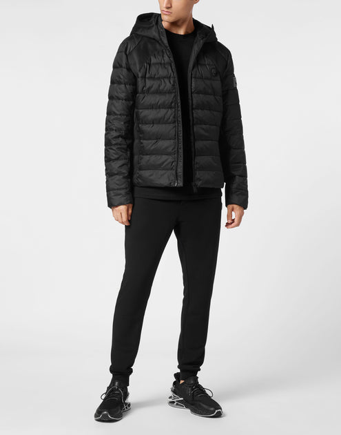 Plein Sport Nylon Puffer Jacket Black XL 4