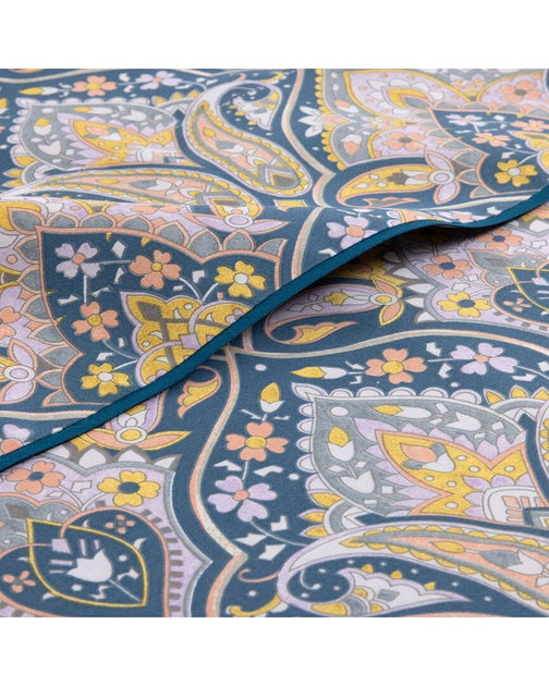 Yves Delorme Dandy Flat Sheet Blue Queen 3