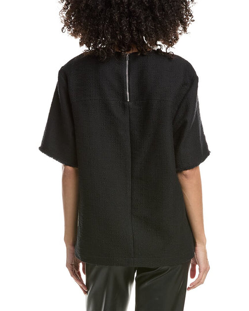 3.1 Phillip Lim Boxy T-Shirt Tweed Black XS 3