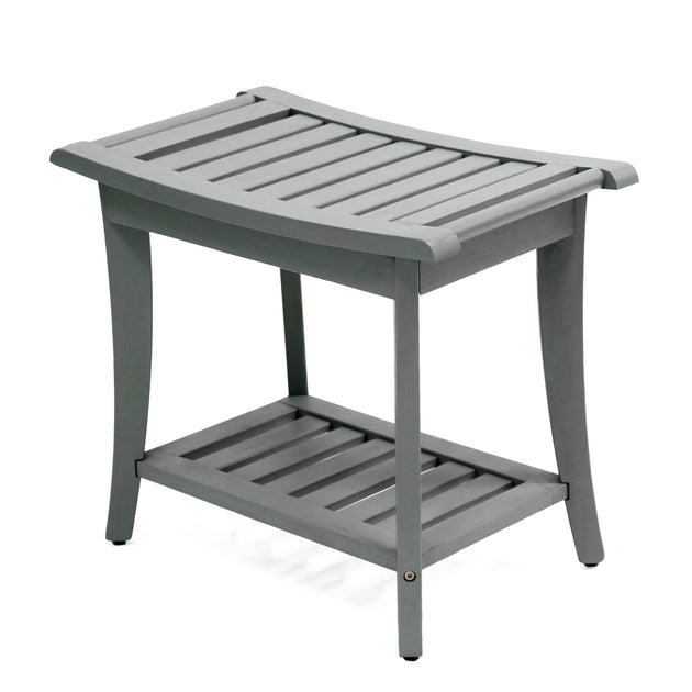 Jonathan Y Tucker Shower Bench Gray 4