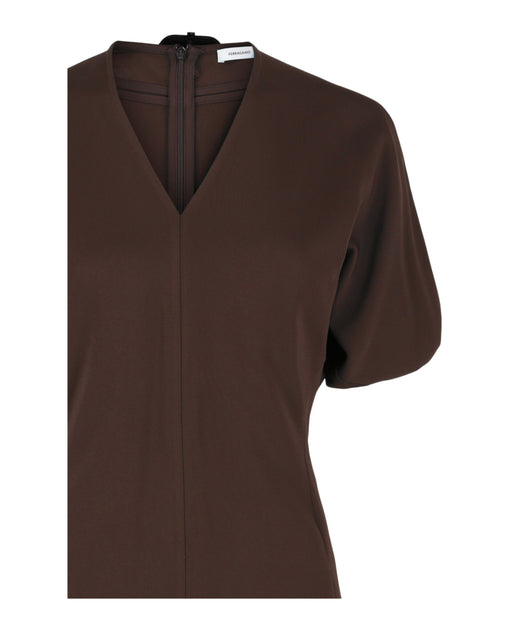 Salvatore Ferragamo Robe Mini Évasée Noir EU 38 4